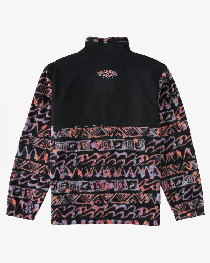 φούτερ με λαιμόκοψη - μαύρο