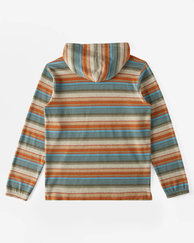 Billabong Flecker Diego Pullover Sweatshirt - Oatmeal Heather