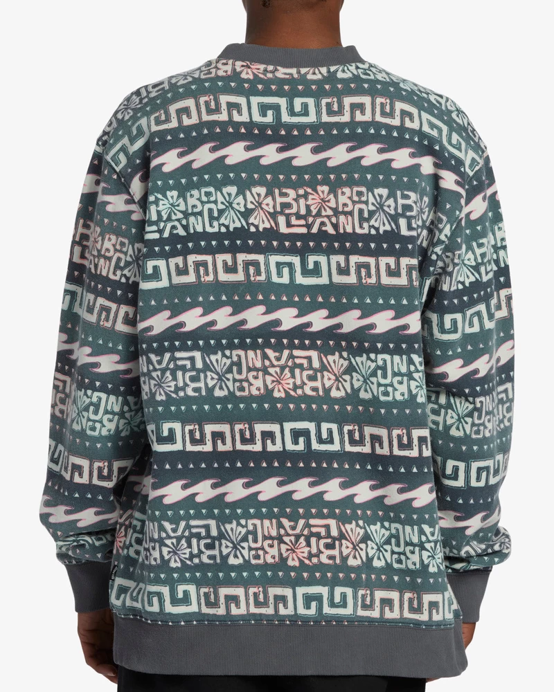 Billabong Halfrack Fleece Crew Neck Sweatshirt - Black