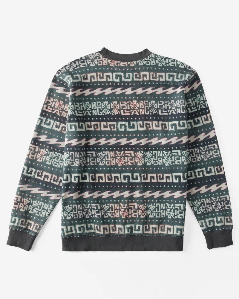 Billabong Halfrack Fleece Crew Neck Sweatshirt - Black