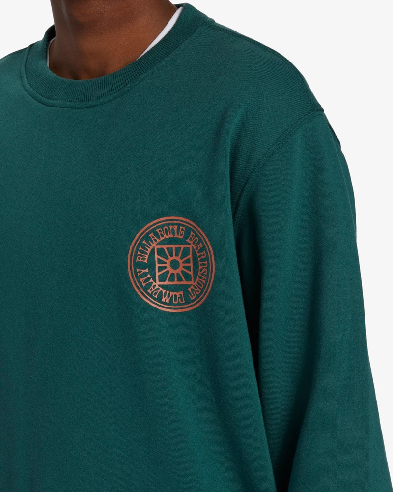 Billabong Short Sands Crew Sweatshirt - Deep Teal