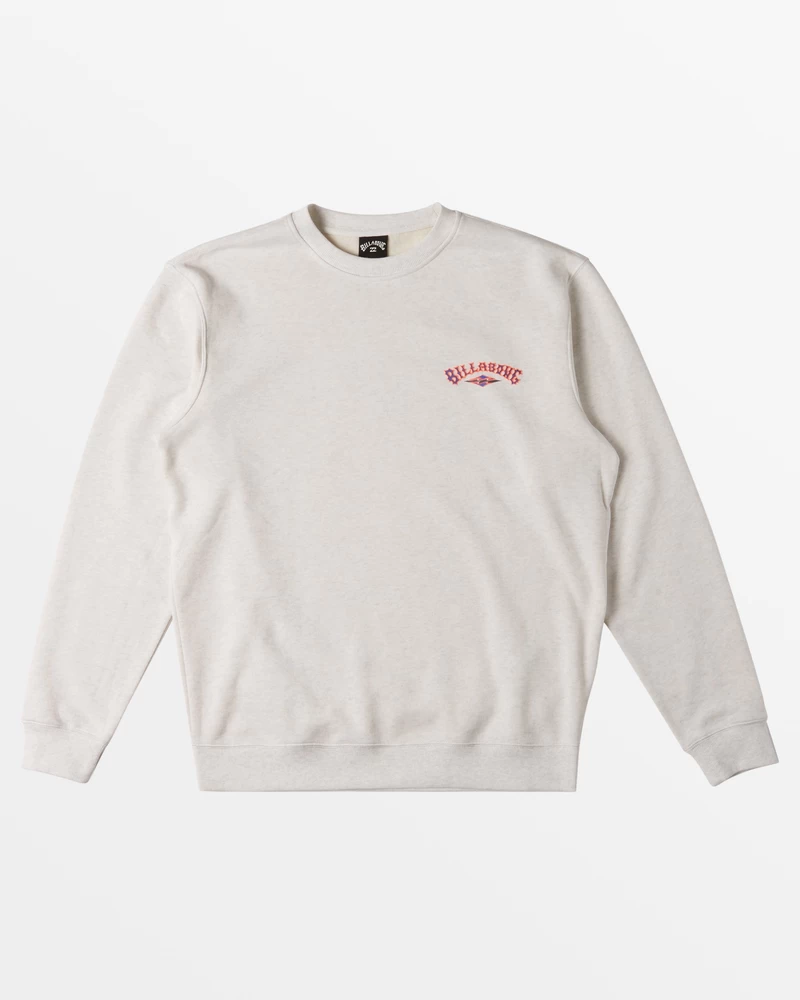 Billabong Short Sands Crew Neck Sweatshirt - Oatmeal Heather