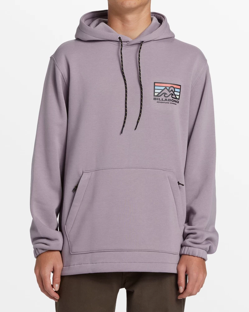Billabong πυξίδα Hoodie - μωβ στάχτη