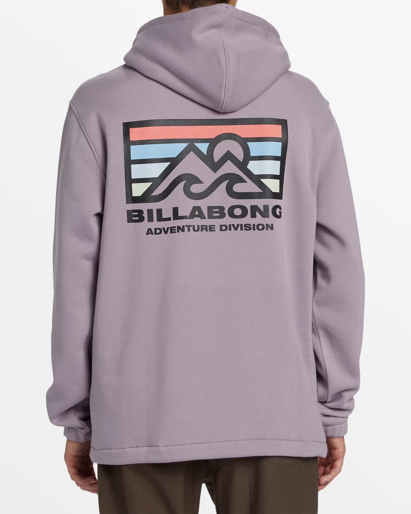Billabong πυξίδα Hoodie - μωβ στάχτη