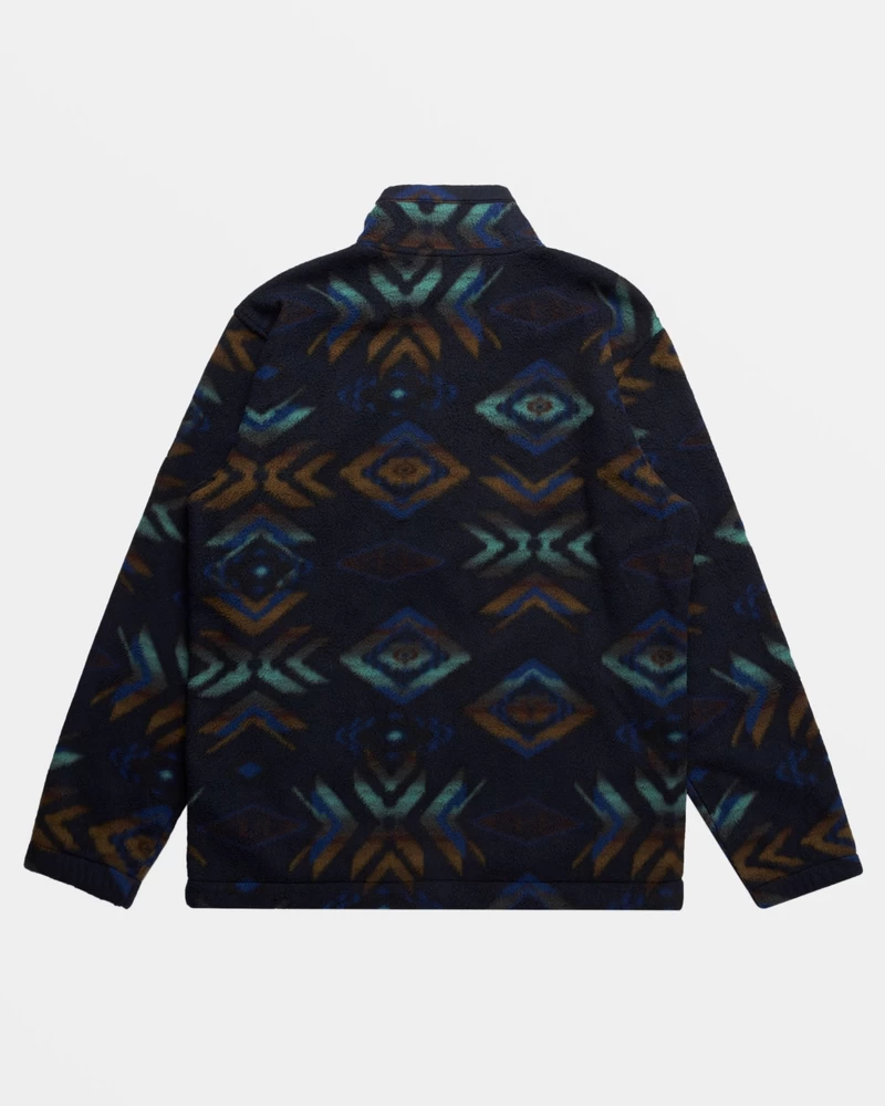 Billabong Boundary Polar Fleece πουλόβερ με μισό φερμουάρ - ναυτικό