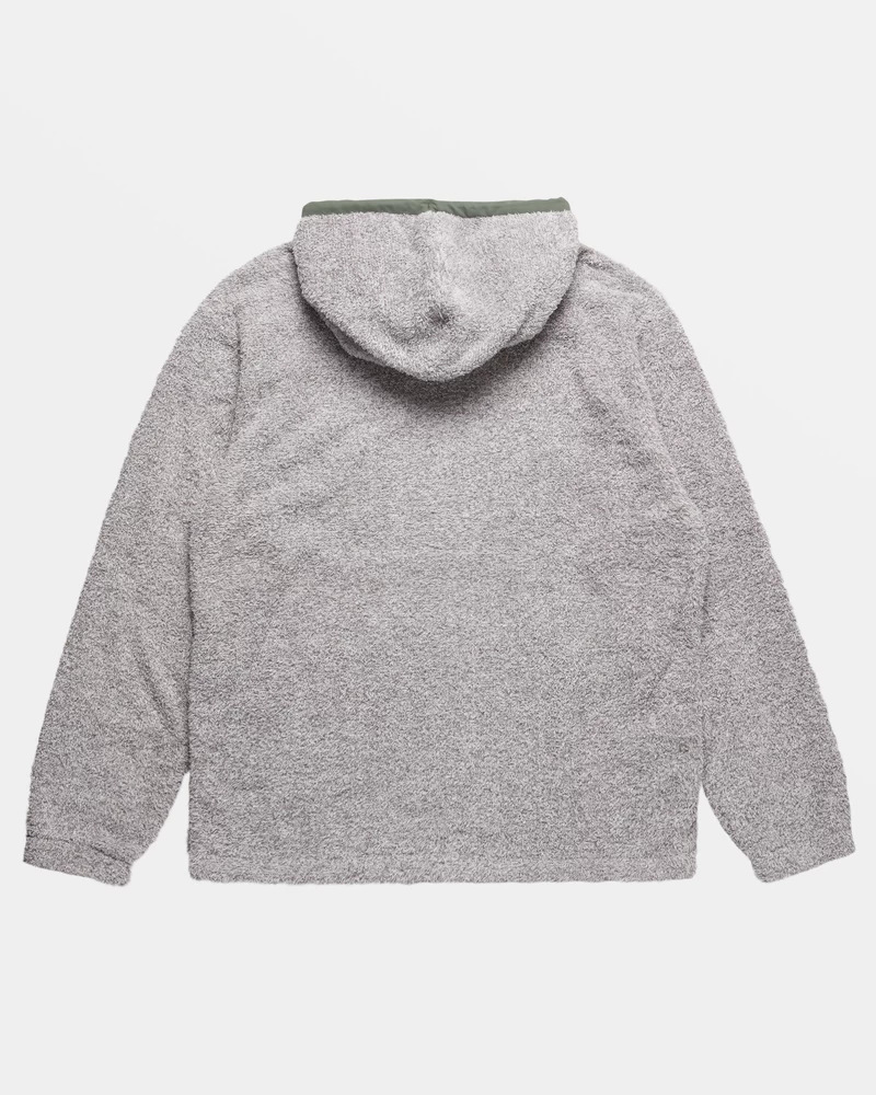 Billabong Badger Half Zip Hoodie - Grey Heather