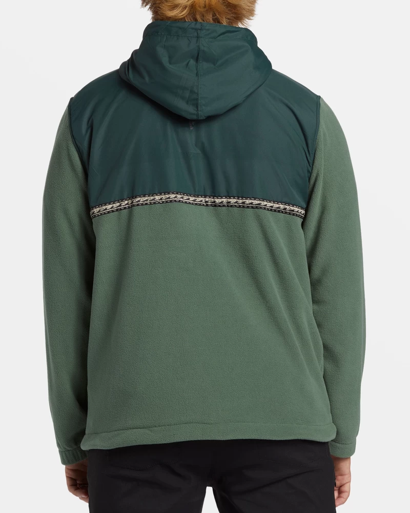 Billabong Boundary Lite Zip-Up Hoodie - Forest Green