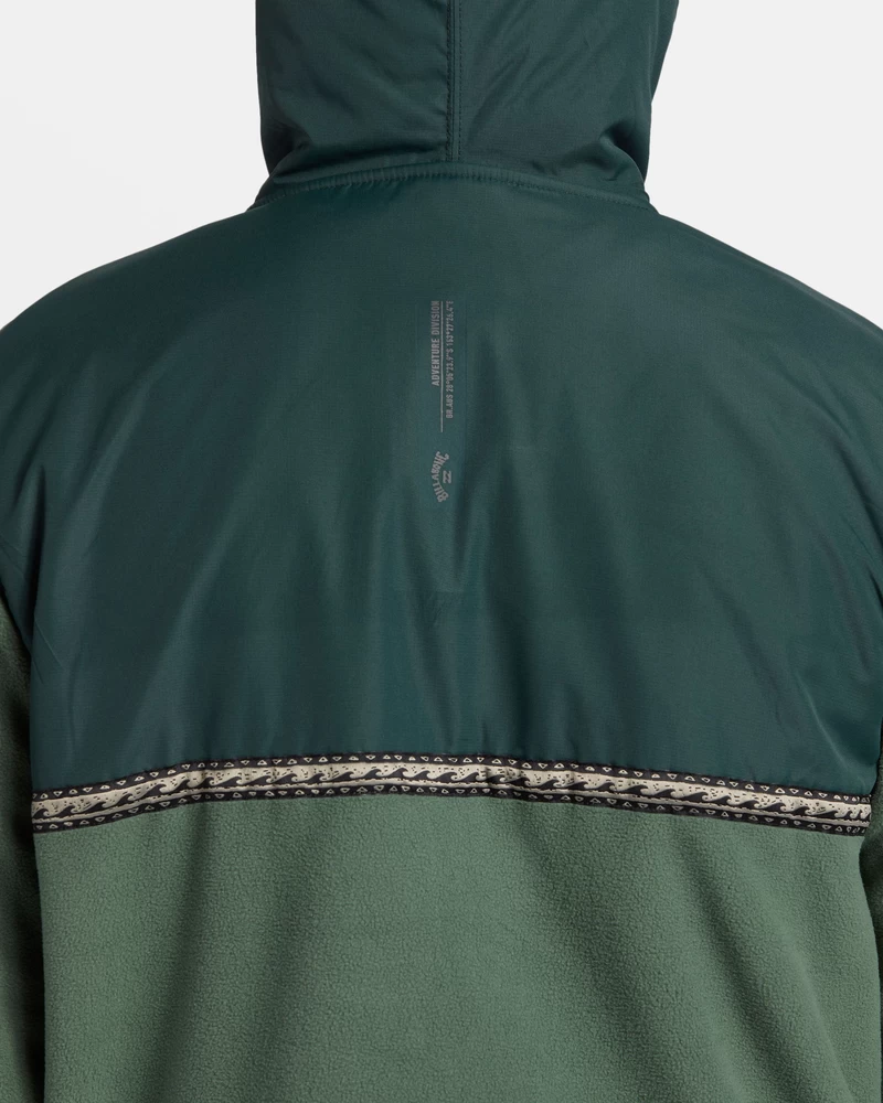 Billabong Boundary Lite Zip-Up Hoodie - Forest Green