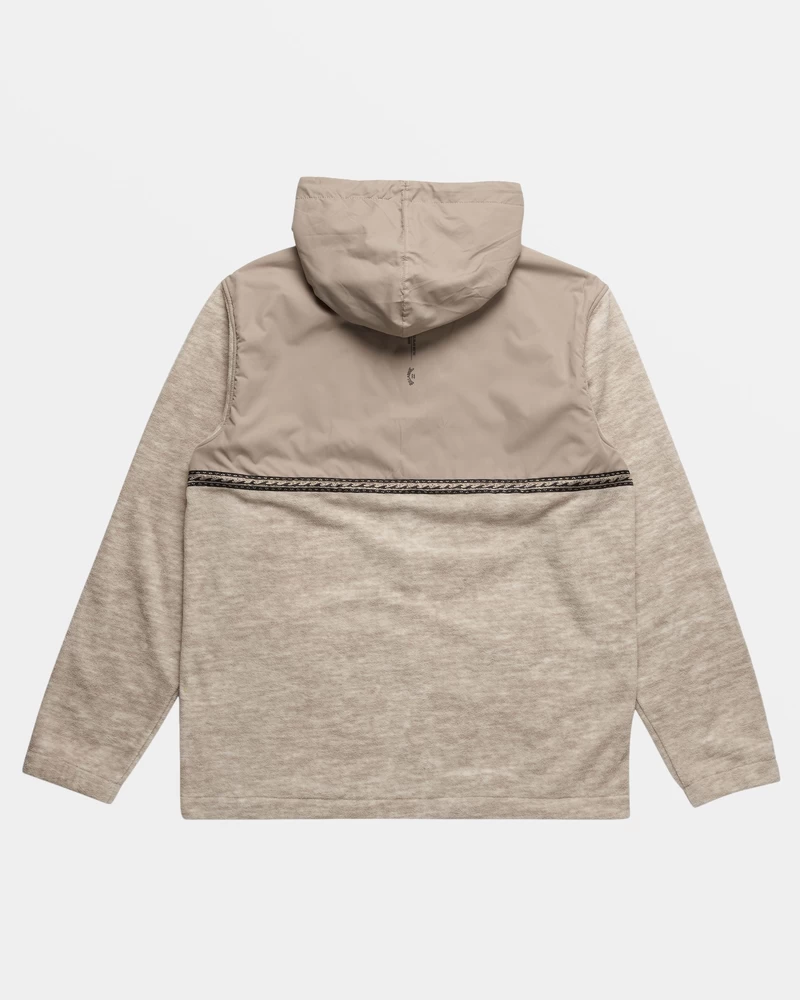 Hanorac Billabong Boundary Lite Cu Fermoar - Oatmeal Heather