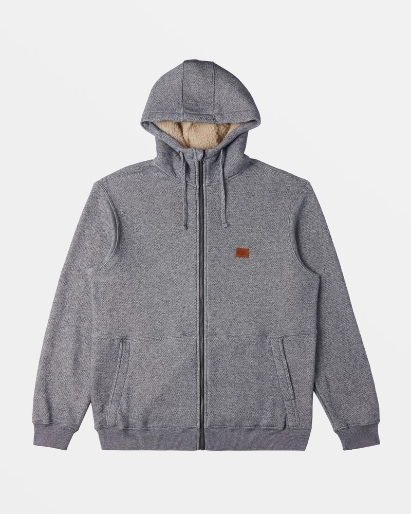 Billabong Hudson Zip-Up Hoodie - Dusty Navy Heather