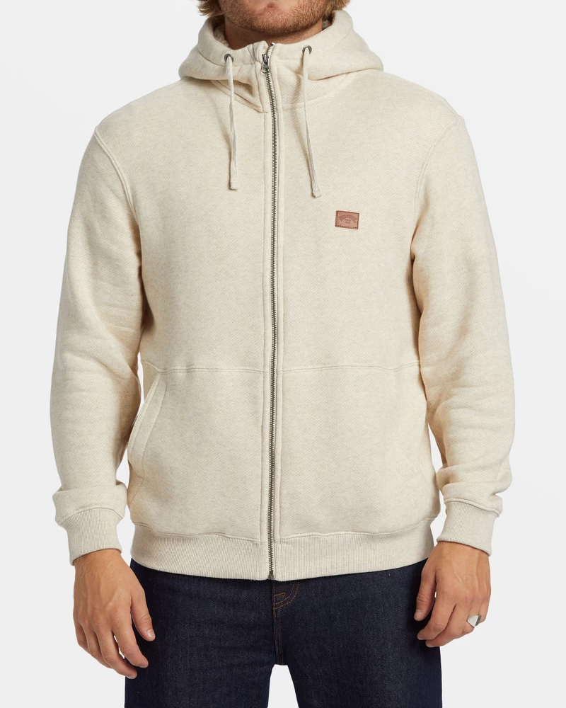 Billabong Hudson με φερμουάρ Hoodie - ρείκι από πλιγούρι βρώμης