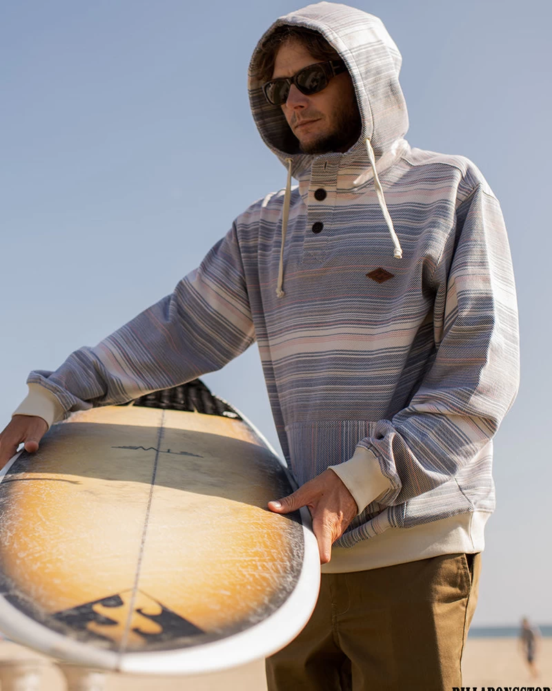 Billabong Rancho Hoodie - μπλε σχιστόλιθο