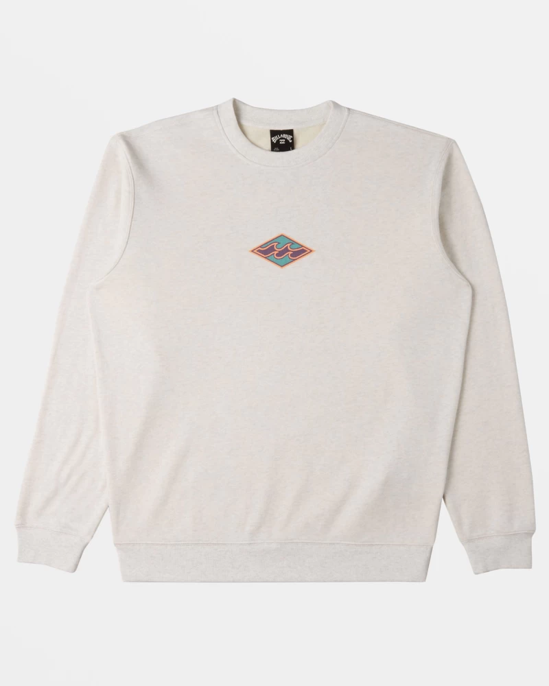 φούτερ Billabong με κοντή άμμο με λαιμόκοψη - ανοιχτό γκρι ερείκη