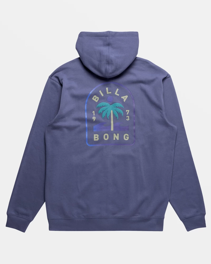 Billabong Short Sands Zip-Up Hoodie - Washed Royal