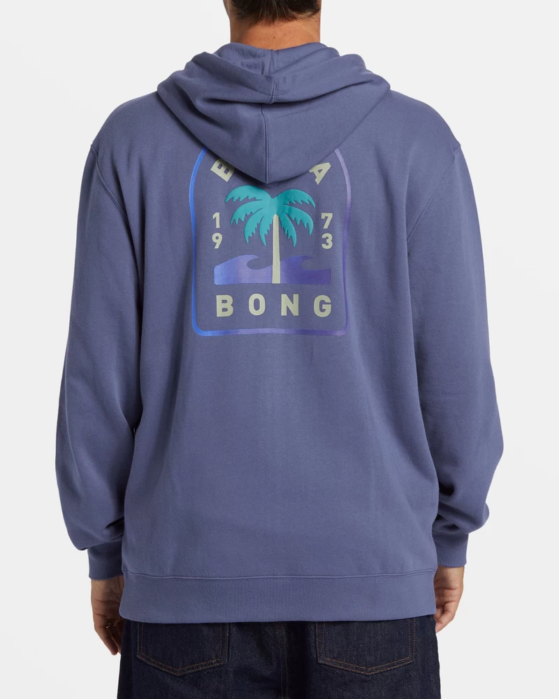 Billabong Short Sands Zip-Up Hoodie - Washed Royal