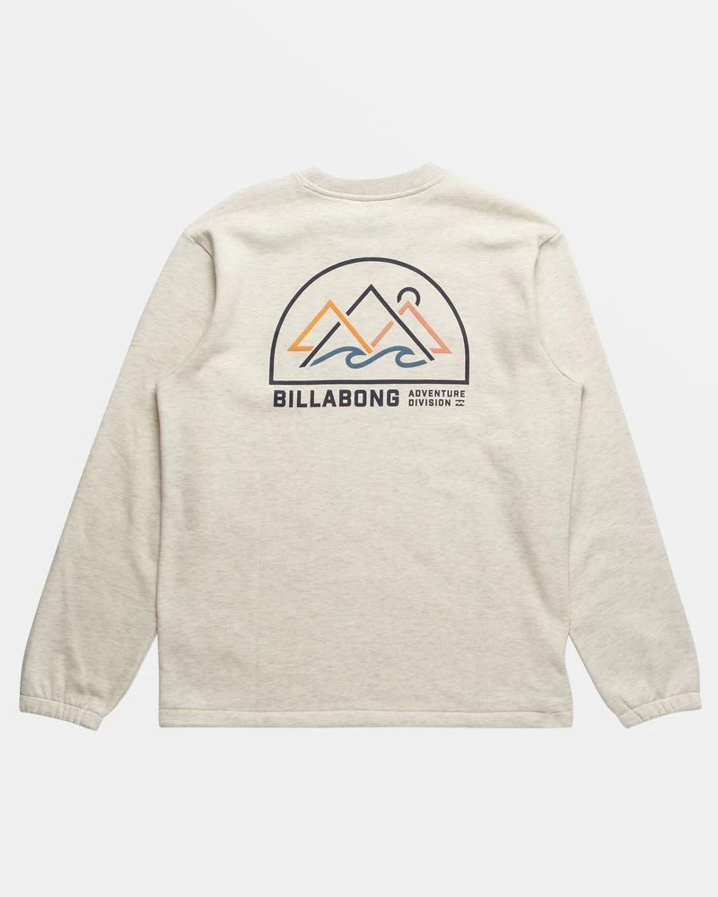 Billabong Compass Crewneck Sweatshirt - Oatmeal Heather