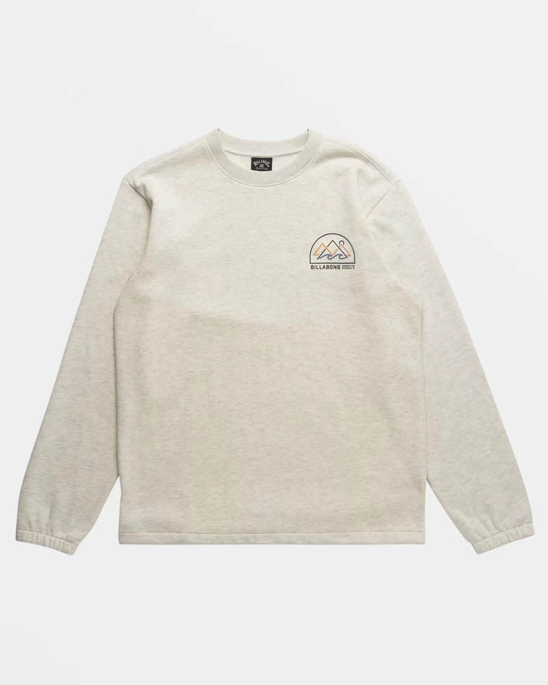 Billabong Compass Crewneck Sweatshirt - Oatmeal Heather