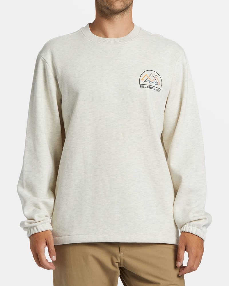 Billabong Compass Crewneck Sweatshirt - Oatmeal Heather