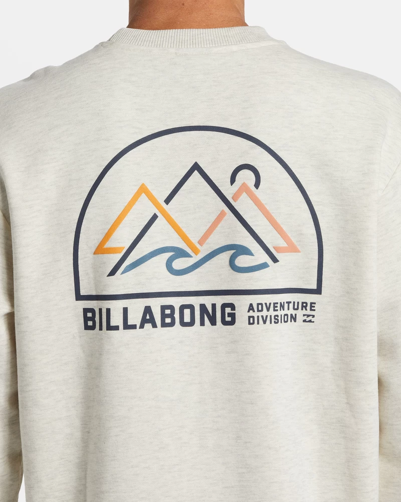 Billabong Compass Crewneck Sweatshirt - Oatmeal Heather