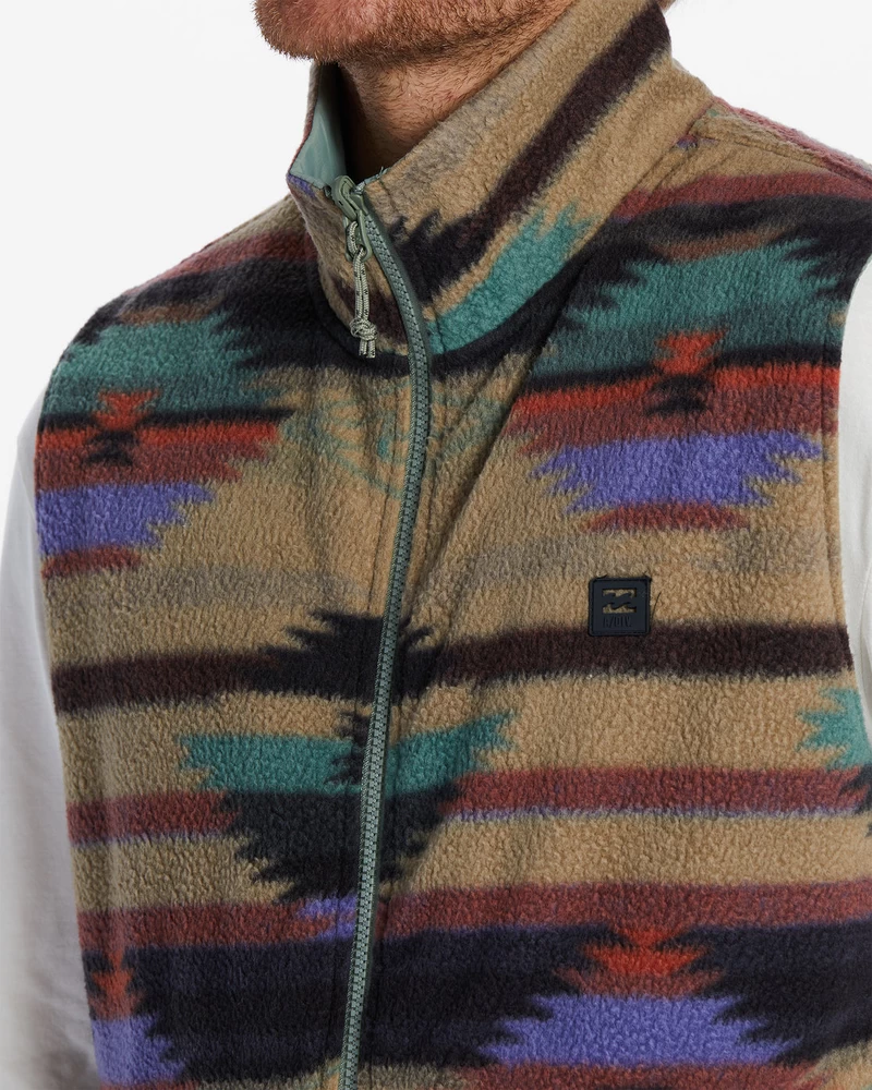 Gilet Reversibile Con Cerniera Intera Billabong A/div Trail - Blu Scuro