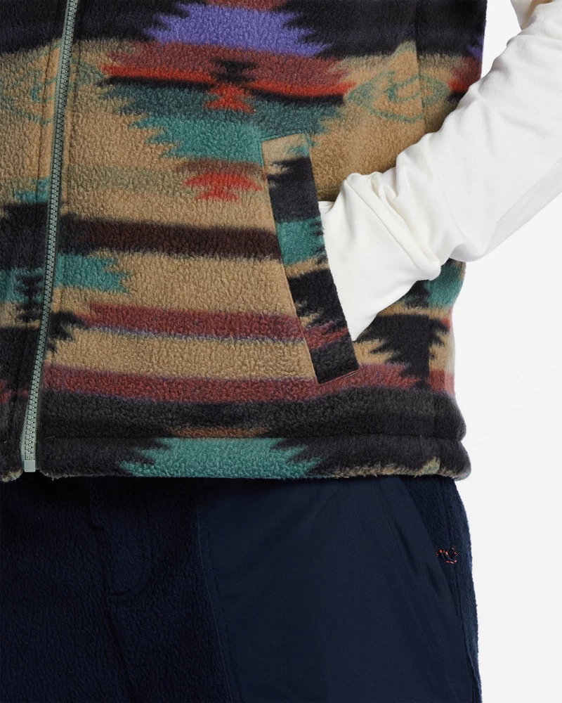 Gilet Reversibile Con Cerniera Intera Billabong A/div Trail - Blu Scuro