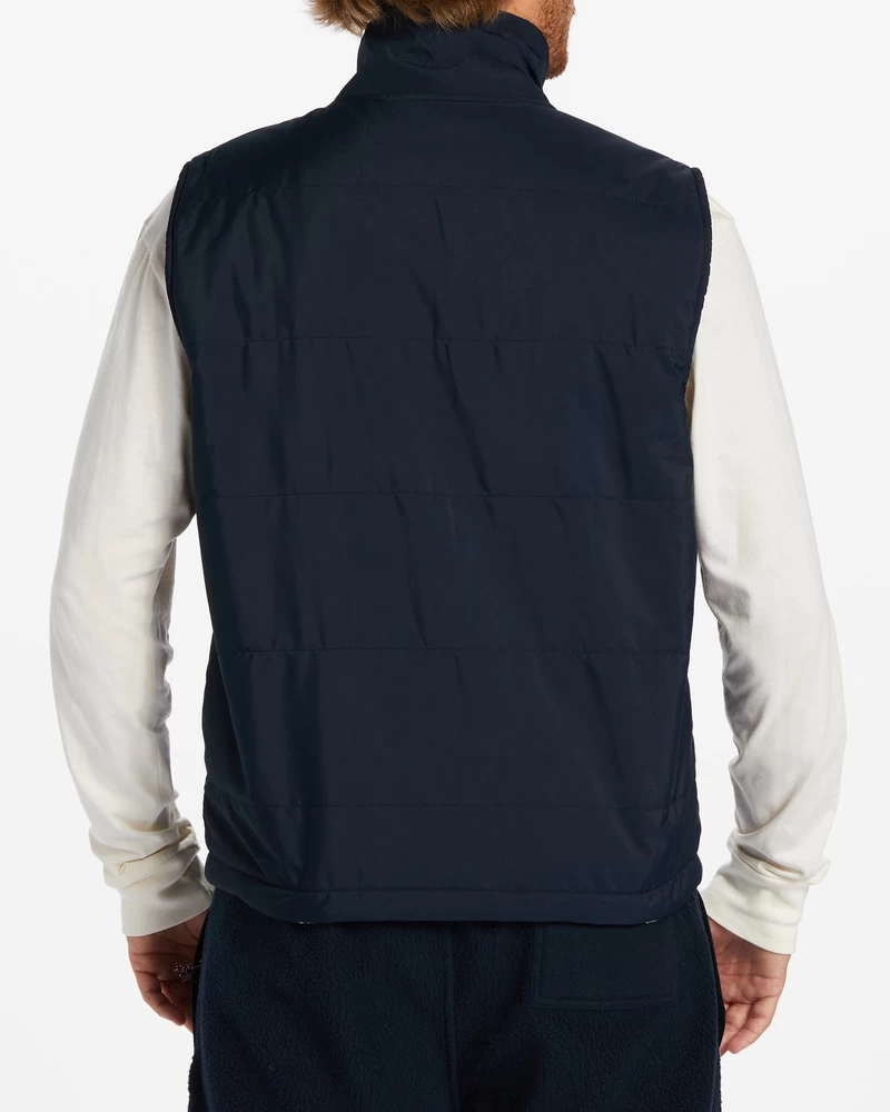 Gilet Reversibile Con Cerniera Intera Billabong A/div Trail - Blu Scuro