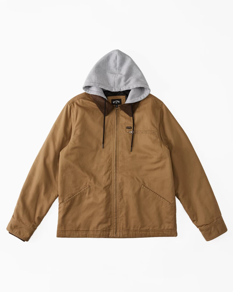 Billabong Barlow Hooded Jacket - Clay