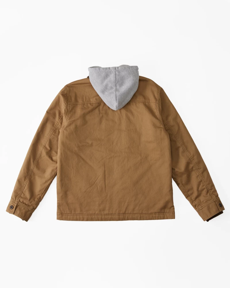 Billabong Barlow Hooded Jacket - Clay