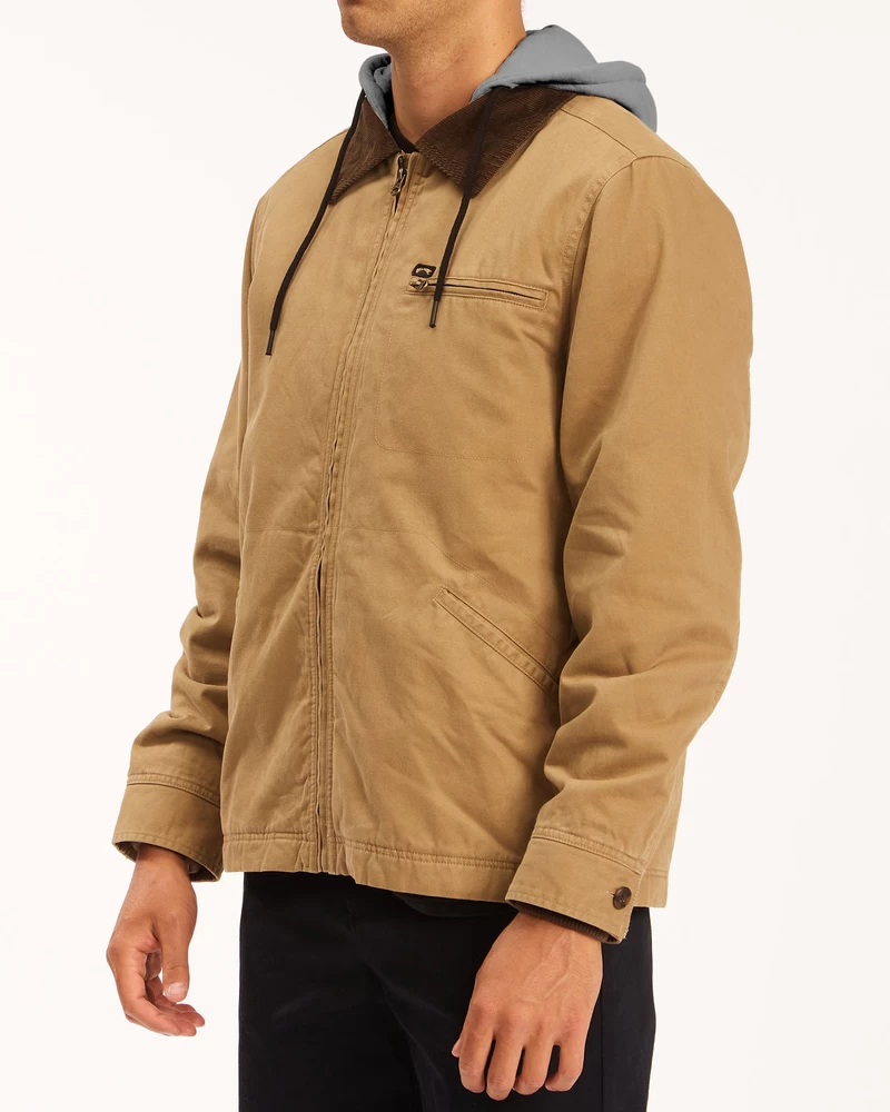 Billabong Barlow Hooded Jacket - Clay