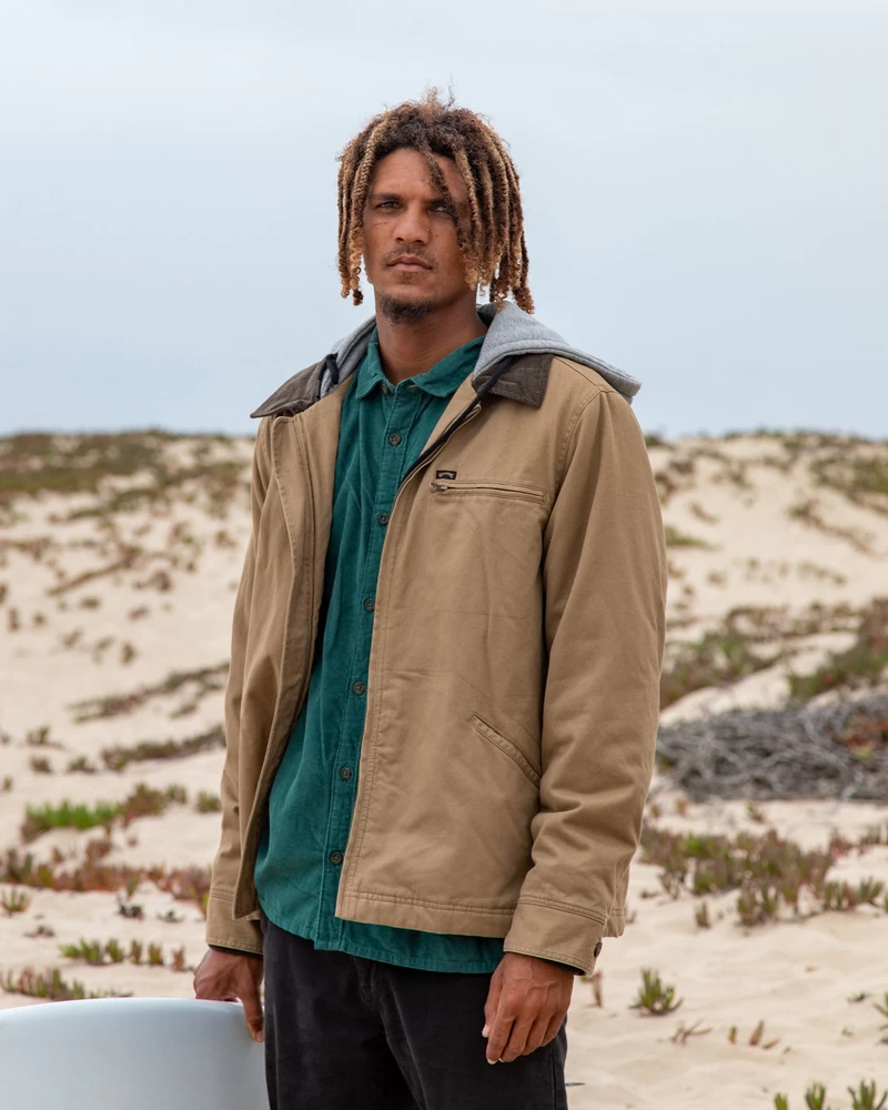 Billabong Barlow Hooded Jacket - Clay