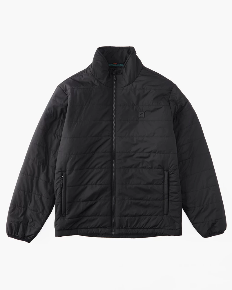 Billabong Prism Mock Quilted Jacket - Black
