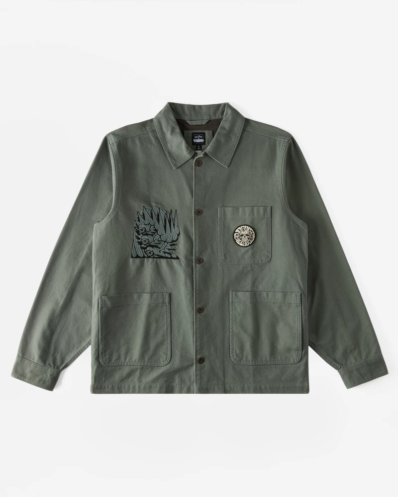 Billabong Gelgiti Tersine çeviren Iş Kıyafeti Ceketi - Fazlalık