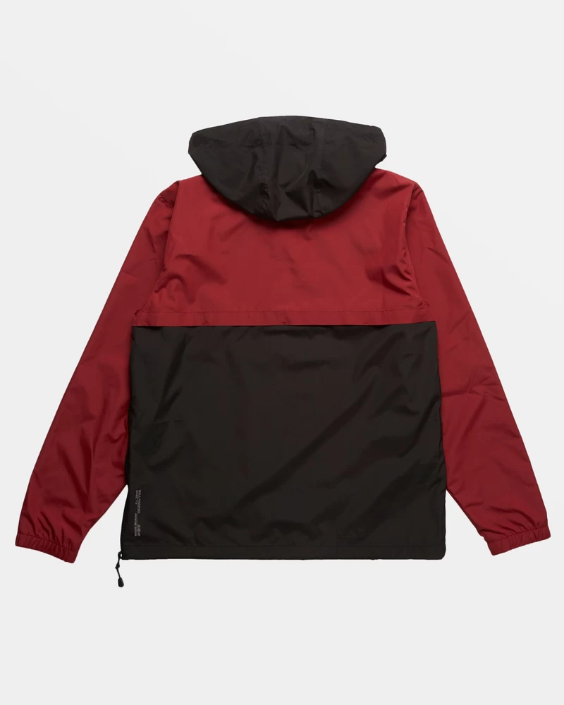Billabong Spec 73 Windswell Half-Zip Windbreaker - Dusty Red