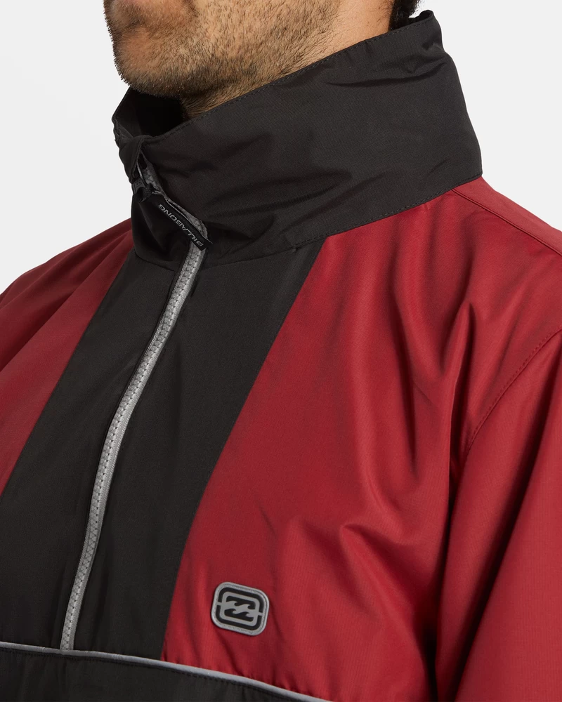 Billabong Spec 73 Windswell Half-Zip Windbreaker - Dusty Red