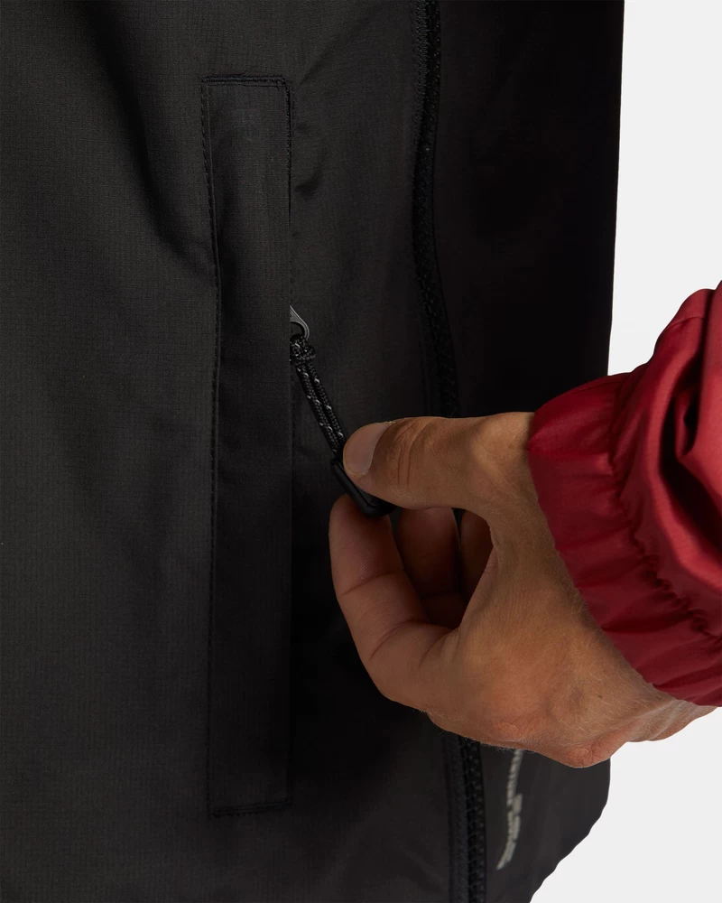 Billabong Spec 73 Windswell Half-Zip Windbreaker - Dusty Red