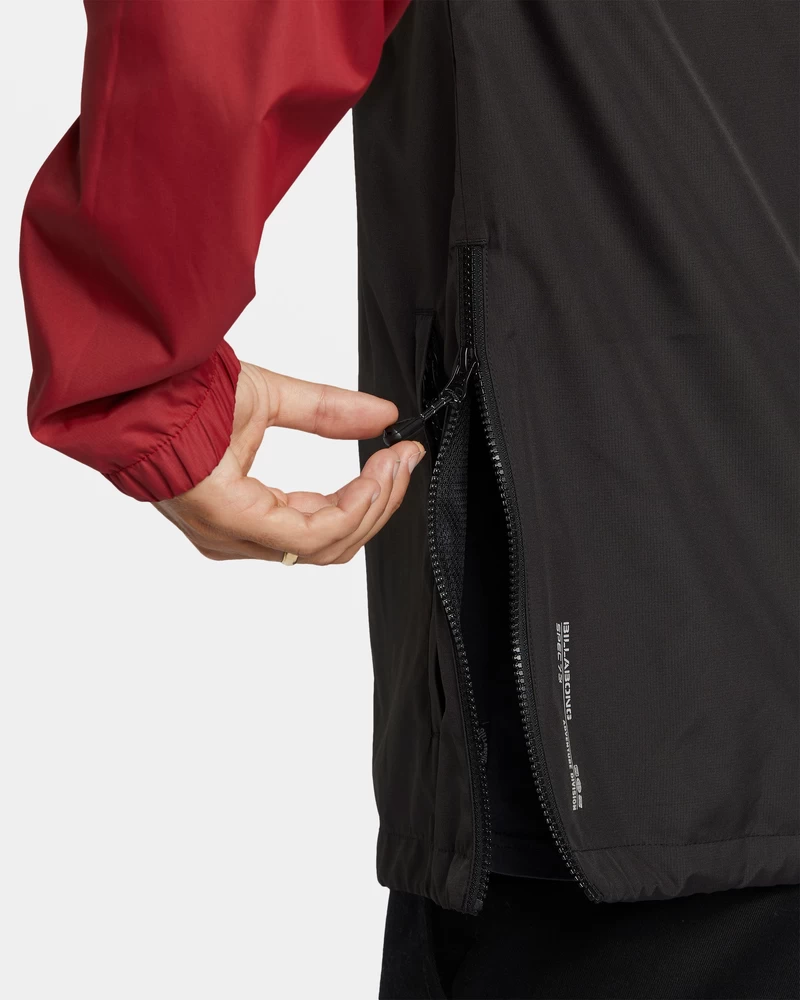 Billabong Spec 73 Windswell Half-Zip Windbreaker - Dusty Red