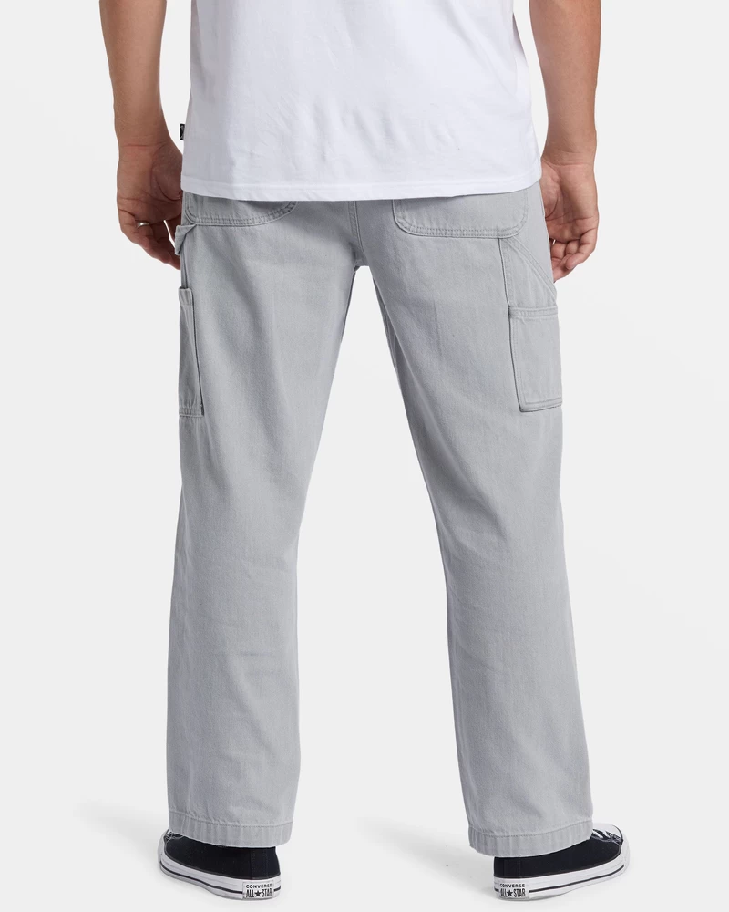 Billabong Bad Dog Workwear Denim Pants - Grey