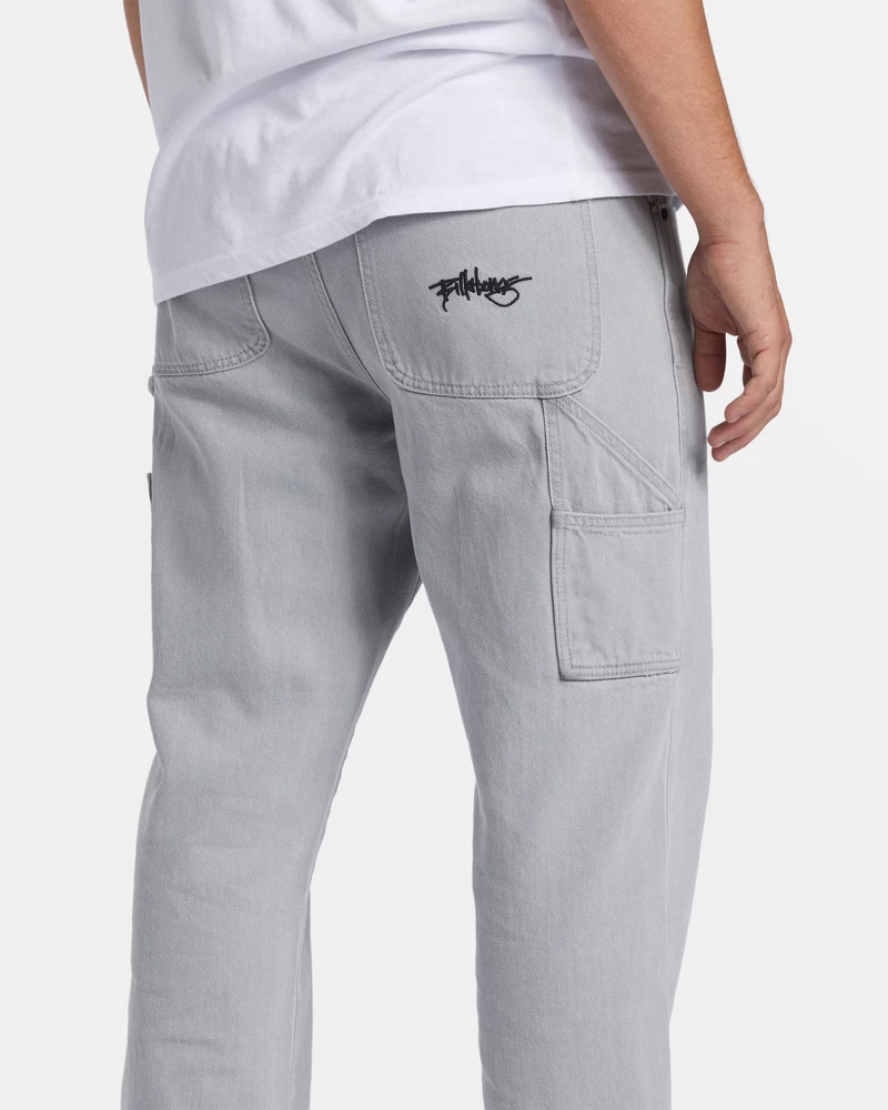 Billabong Bad Dog Workwear Denim Pants - Grey