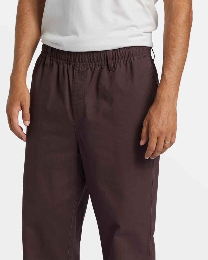 Billabong Larry Hose Mit Elastischem Bund – Pflaume