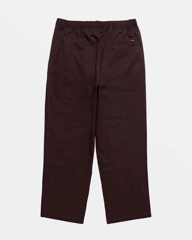 Billabong Larry Hose Mit Elastischem Bund – Pflaume