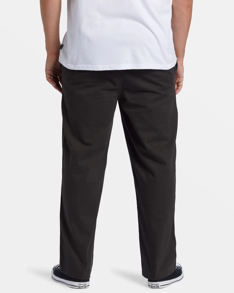 Billabong Larry Elastic Waist Pants - Raven