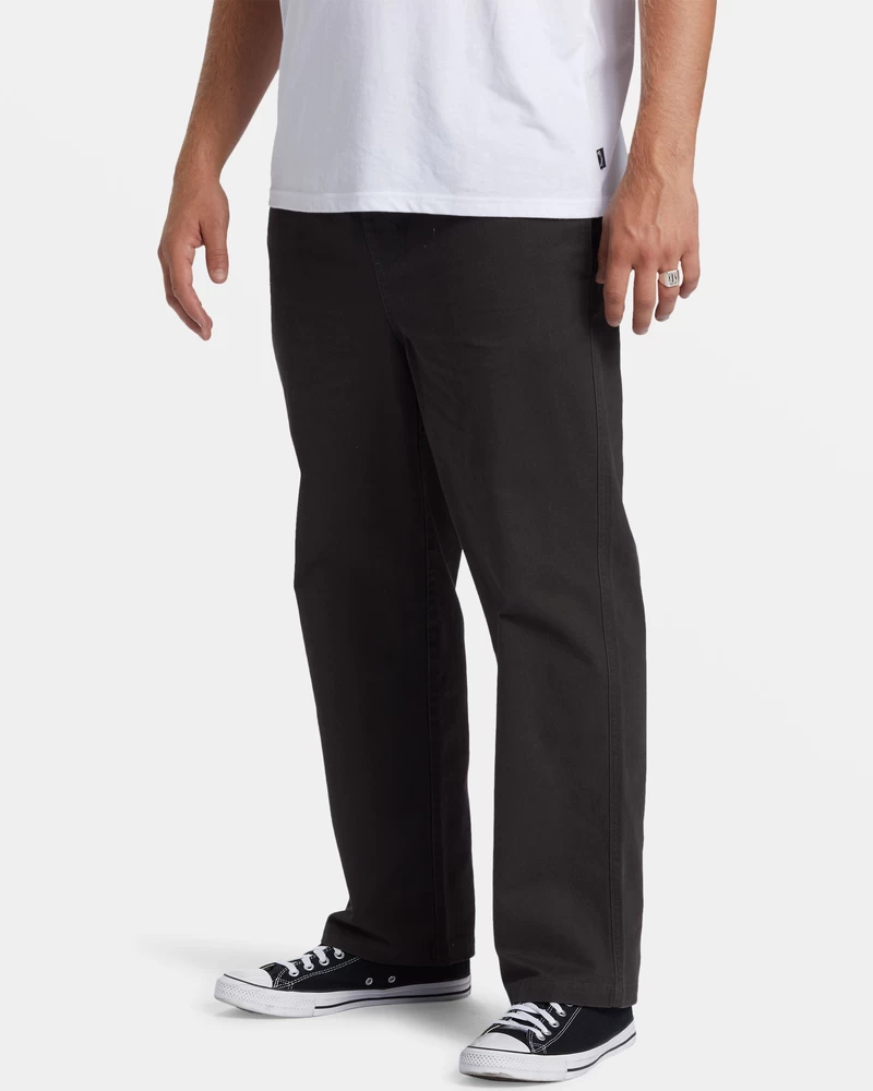 Billabong Larry Elastic Waist Pants - Raven