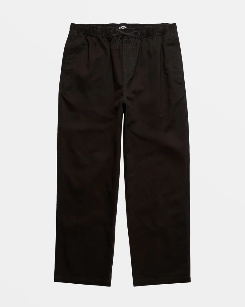 Billabong Larry Elastic Waist Pants - Raven
