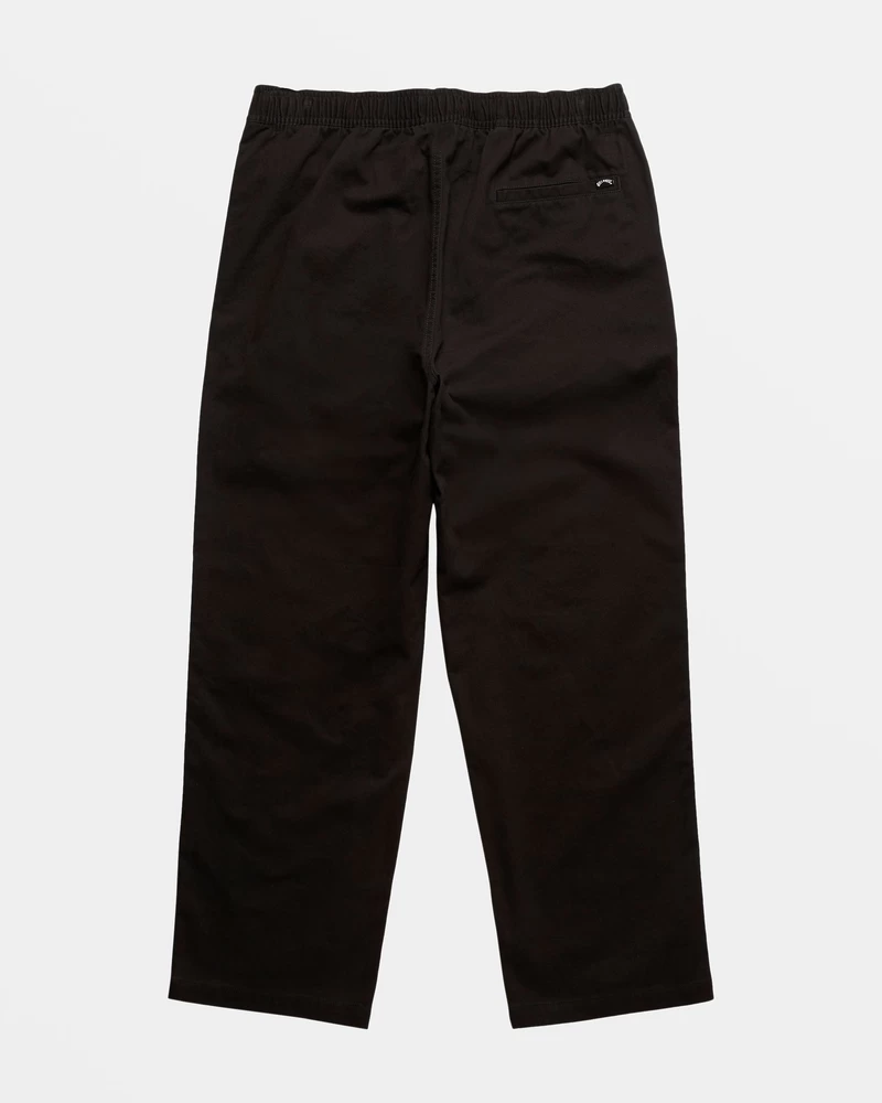 Billabong Larry Elastic Waist Pants - Raven