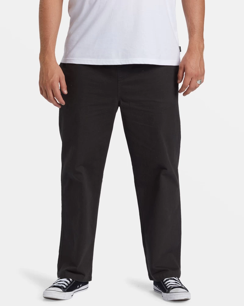 Billabong Larry Elastic Waist Pants - Raven