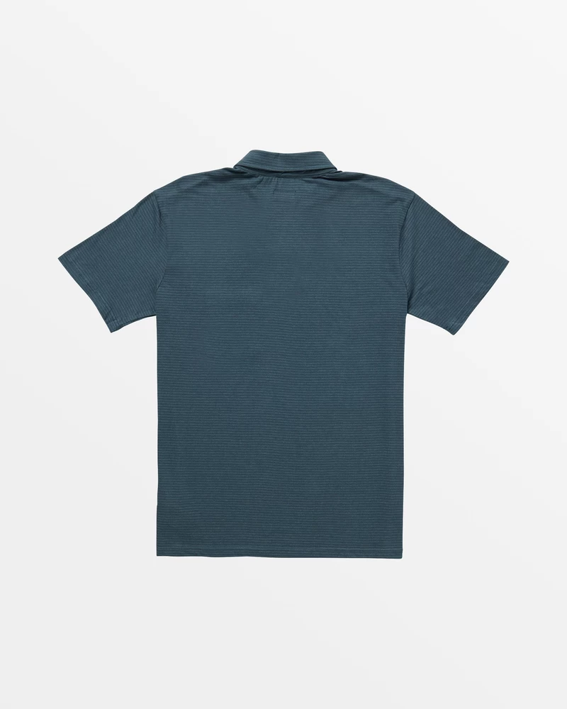 Billabong Short Sleeve Polo Shirt - Dark Slate Heather