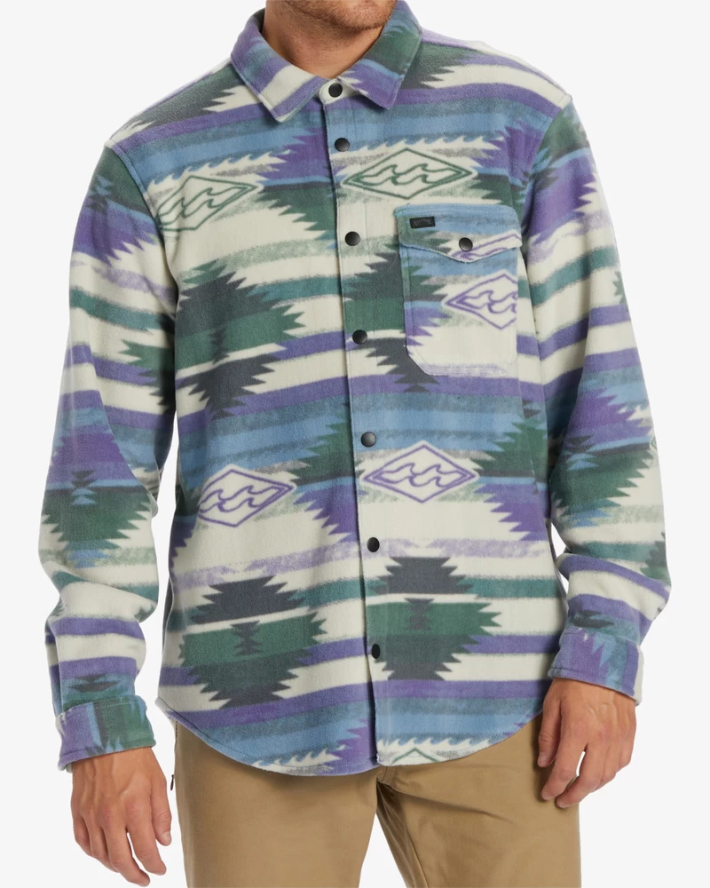 Billabong A/Div Furnace Flannel Shirt - Washed Blue