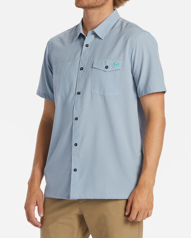 Billabong A/Div Surftrek Perf Short Sleeve Shirt - Mist