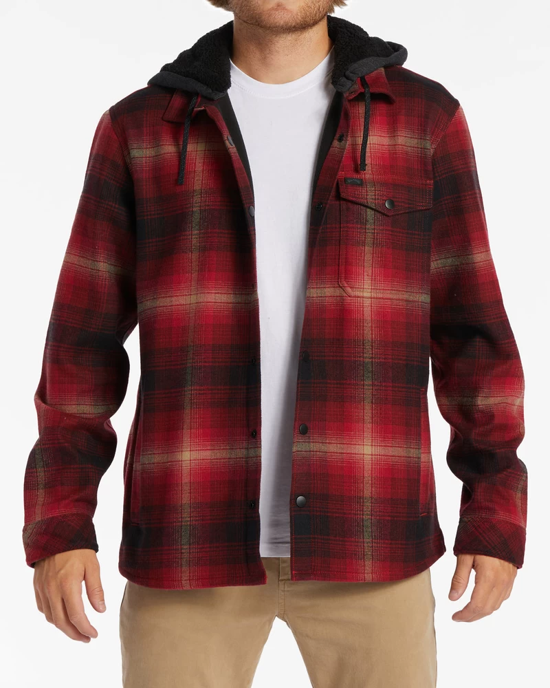 Billabong A/Div Furnace Bonded Flannel Shirt - Coral