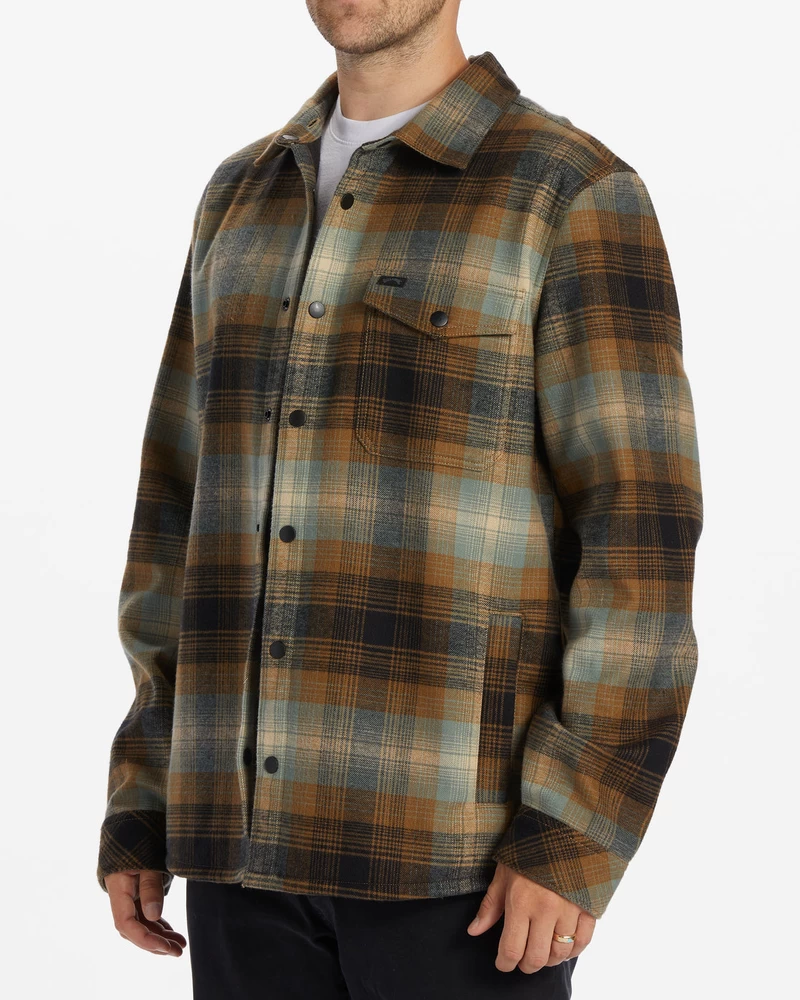 Billabong A/Div Furnace Bonded Flannel Shirt - Dark Forest